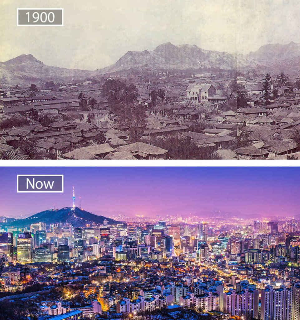 Cities Then and Now 11