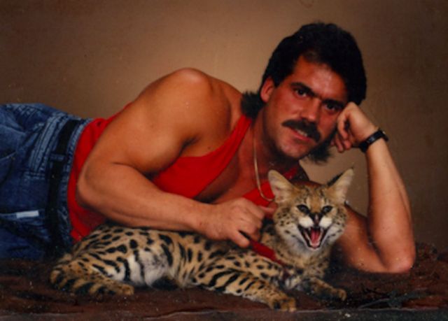Men Posing With Their Cats 13