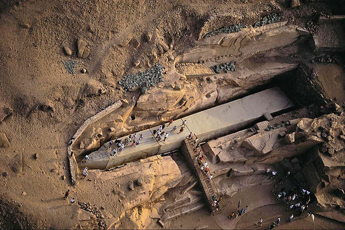 unfinished obelisk - aswan egypt