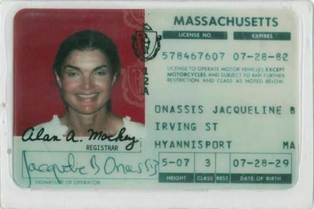 celebrity vintage drivers license 12