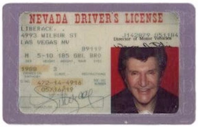 celebrity vintage drivers license 13