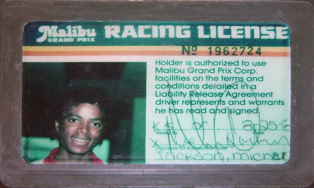 celebrity vintage drivers license 10