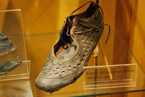 roman shoe found in well