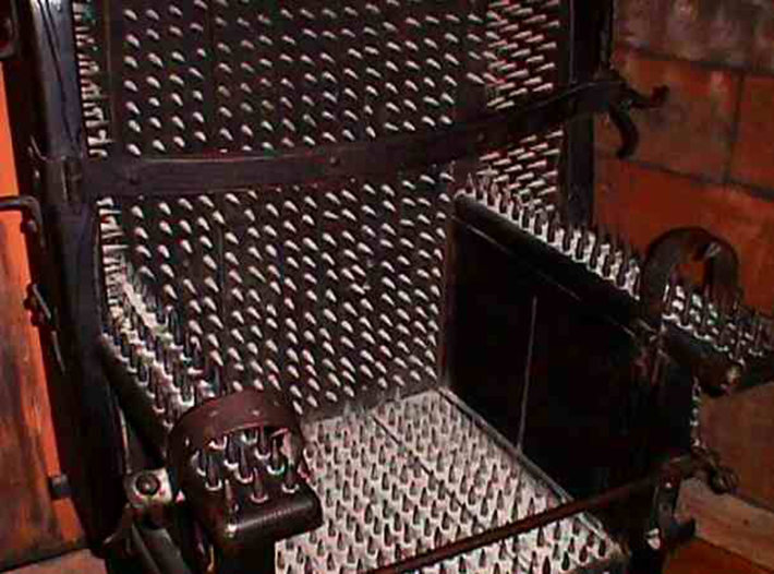 brutal torture devices - the chair of torture