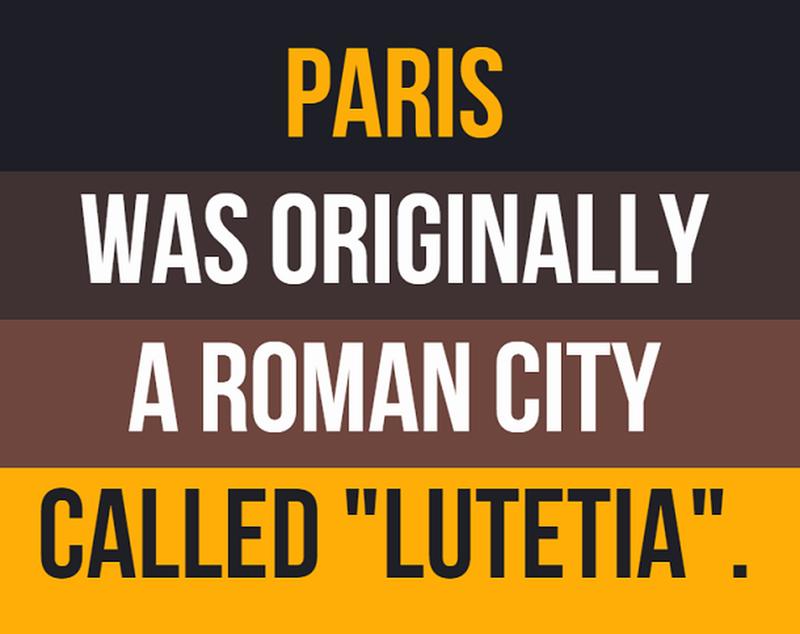 facts about ancient rome - paris